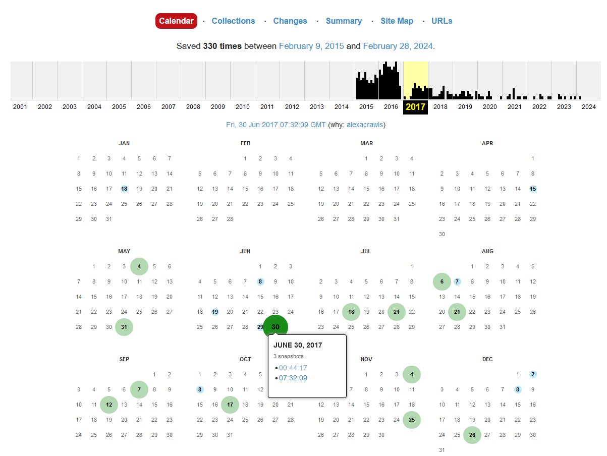 web-archive-calendar